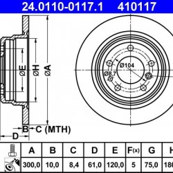 24.0110-0117.1 34211162305 ΔΙΣΚΟΠΛΑΚΕΣ ΟΠ. 300mm