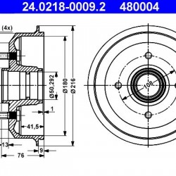 24.0218-0009.2 1000859 ΤΑΜΠΟΥΡΑ 180mm