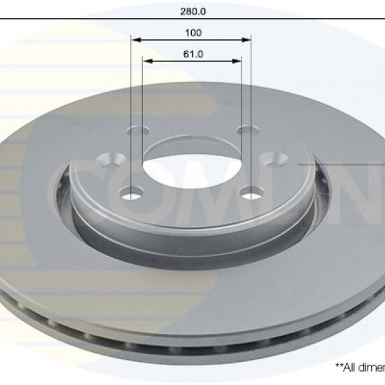 ADC1517V 7701205086 ΔΙΣΚΟΠΛΑΚΕΣ ΕΜΠΡ. 280mm