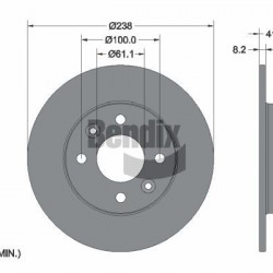 561257B 7701716947 ΔΙΣΚΟΠΛΑΚΕΣ ΕΜΠΡ. 238mm