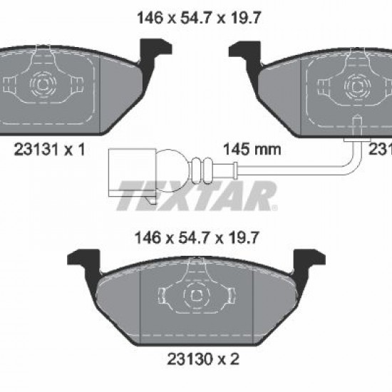 WP8702 1J0698151E ΤΑΚΑΚΙΑ ΕΜΠΡ.