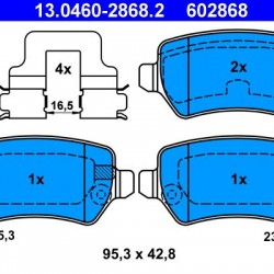 13.0460-2868.2 1605086 ΤΑΚΑΚΙΑ ΟΠΙΣΘ.