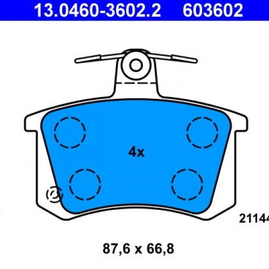 13.0460-3602.2 447698451 ΤΑΚΑΚΙΑ ΟΠΙΣΘ.