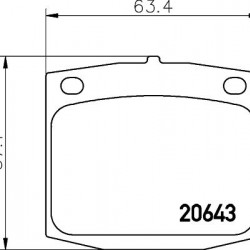 MP2071 41060A1385 ΤΑΚΑΚΙΑ ΕΜΠΡ.
