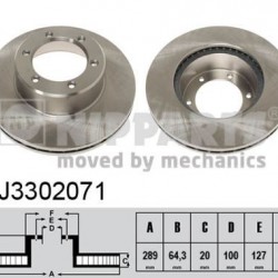J3302071 4351235110 ΔΙΣΚΟΠΛΑΚΕΣ ΕΜΠ.289mm