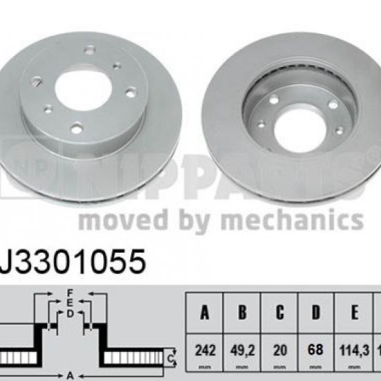 J3301055 4020690J01 ΔΙΣΚΟΠΛΑΚΕΣ ΕΜΠ.242mm