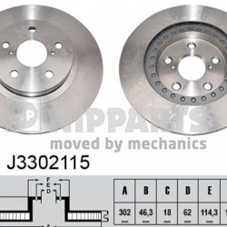 J3302115 4351242010 ΔΙΣΚΟΠΛΑΚΕΣ ΕΜΠ.302mm