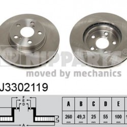J3302119 4351205030 ΔΙΣΚΟΠΛΑΚΕΣ ΕΜΠ.260mm