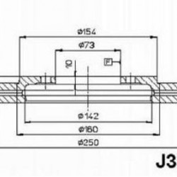J3301066 40206Y9503 ΔΙΣΚΟΠΛΑΚΕΣ ΕΜΠ.250mm