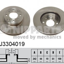 J3304019 45251SB2780 ΔΙΣΚΟΠΛΑΚΕΣ ΕΜΠ.242mm