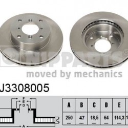 J3308005 5531160B40 ΔΙΣΚΟΠΛΑΚΕΣ ΕΜΠ.250mm