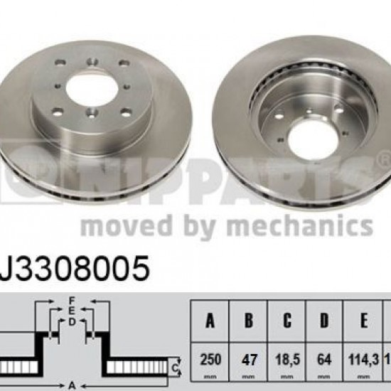 J3308005 5531160B40 ΔΙΣΚΟΠΛΑΚΕΣ ΕΜΠ.250mm