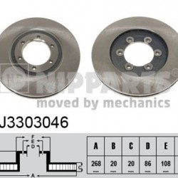 J3303046 SA3933251 ΔΙΣΚΟΠΛΑΚΕΣ ΕΜΠ.268mm