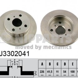 J3302041 4351210060 ΔΙΣΚΟΠΛΑΚΕΣ ΕΜΠ.226mm