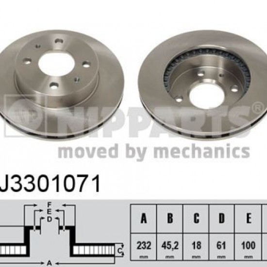 J3301071 402060M602 ΔΙΣΚΟΠΛΑΚΕΣ ΕΜΠ.232mm