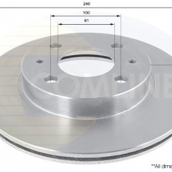 ADC0211V 4020660Y01 ΔΙΣΚΟΠΛΑΚΕΣ ΕΜΠ.240mm