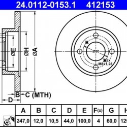 24.0112-0153.1 5531183E00 ΔΙΣΚΟΠΛΑΚΕΣ ΕΜΠ.247mm