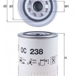 OC 238 EBC10303 ΦΙΛΤΡΟ ΛΑΔΙΟΥ