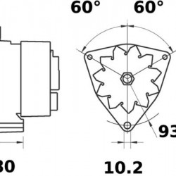 1357593 ΔΥΝΑΜΟ 24V/80A  F/CF/95XF