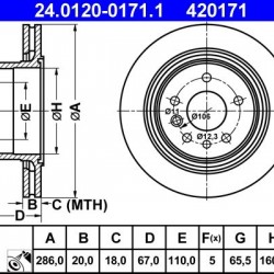 24.0120-0171.1 9195052 ΔΙΣΚΟΠΛΑΚΕΣ
