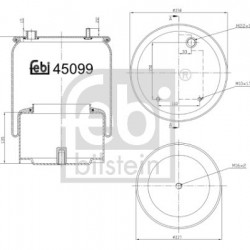 836NP10 ΚΟΜΠΛΕ ΑΕΡΟΦΟΥΣΚΑ DAF LF XF