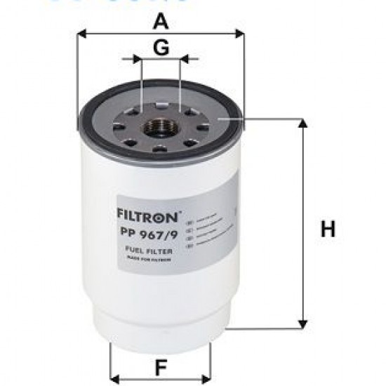 PP967/9 ΦΙΛΤΡΟ ΠΕΤΡΕΛΑΙΟΥ FH