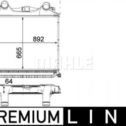 81061300217 /204  INTERCOOLER TGA-TGS