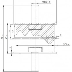 1405190 ΒΑΣΗ ΕΞΑΤΜΙΣΗΣ 37Χ58Χ10++
