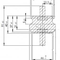 21820  221342 ΒΑΣΗ ΕΞΑΤΜΙΣΗΣ DAF 95