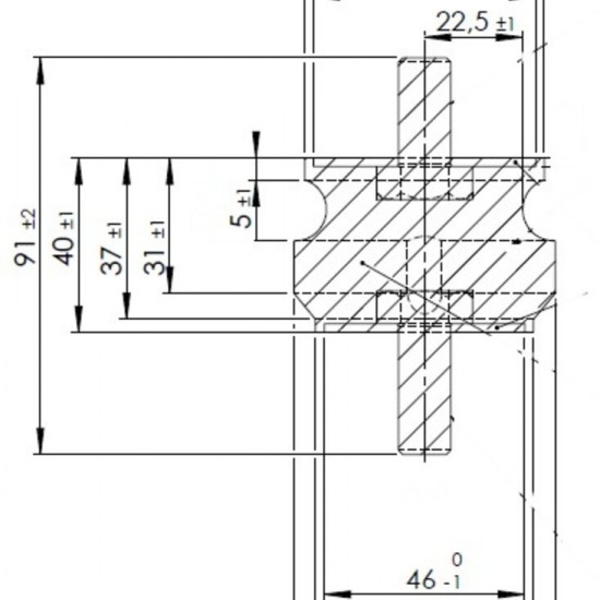 21820  221342 ΒΑΣΗ ΕΞΑΤΜΙΣΗΣ DAF 95