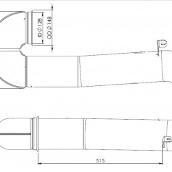 21632 1684682 ΤΕΛΙΚΗ ΣΩΛΗΝΑ CF85 & XF105++