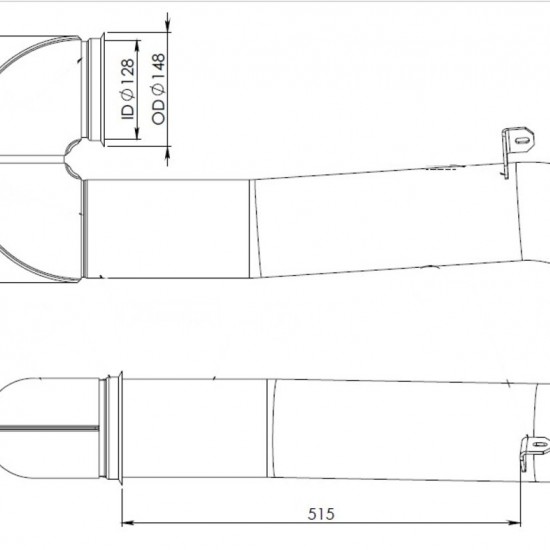 21632 1684682 ΤΕΛΙΚΗ ΣΩΛΗΝΑ CF85 & XF105++